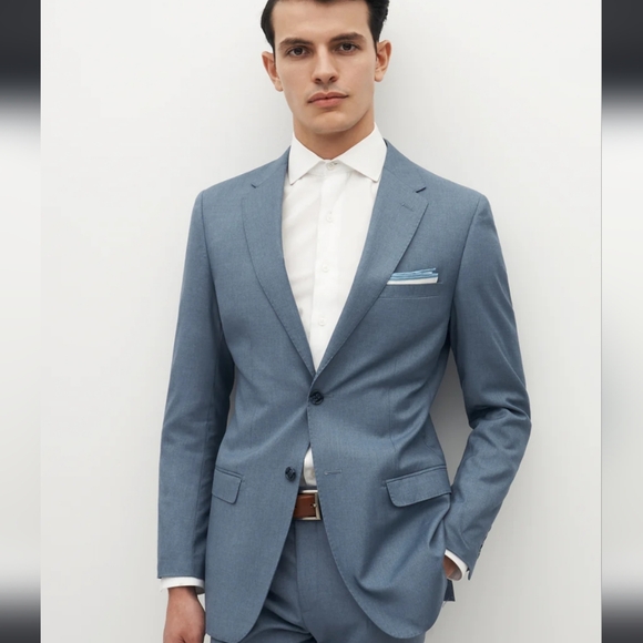 NWT The Groomsman Suit / The Suit ShopMen's Light Blue Suit Jacket